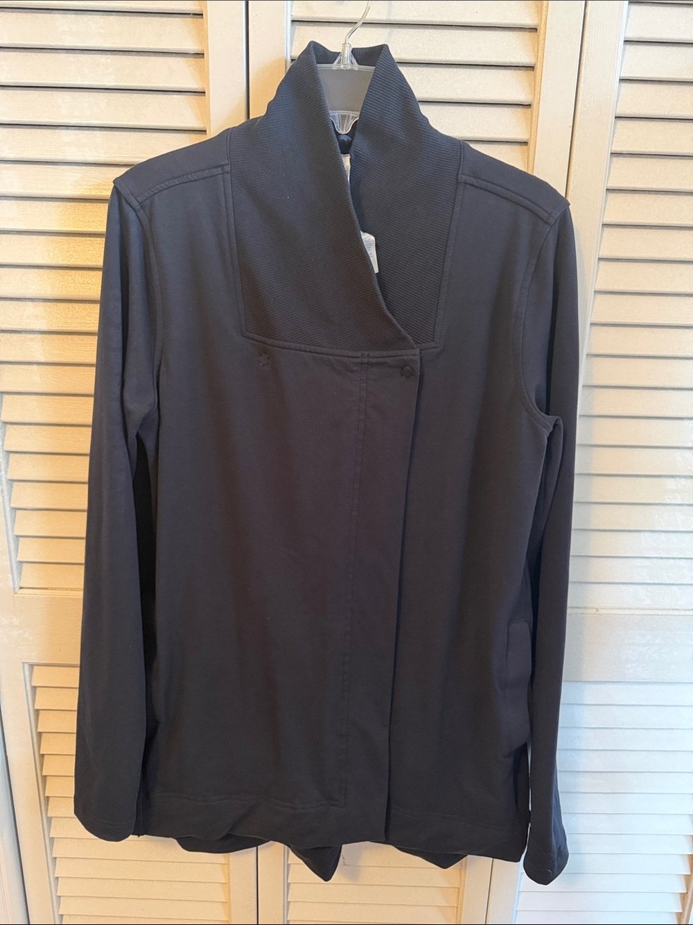 Lululemon Navy Shawl Collar Lightweight Jacket